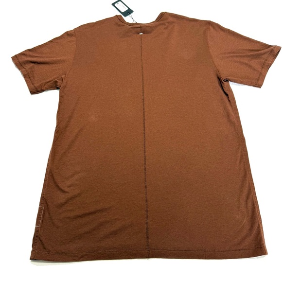 Rag & Bone Men's Earthy Brown Short Sleeve Tee NWT Minimalist Size M - Picture 4 of 10